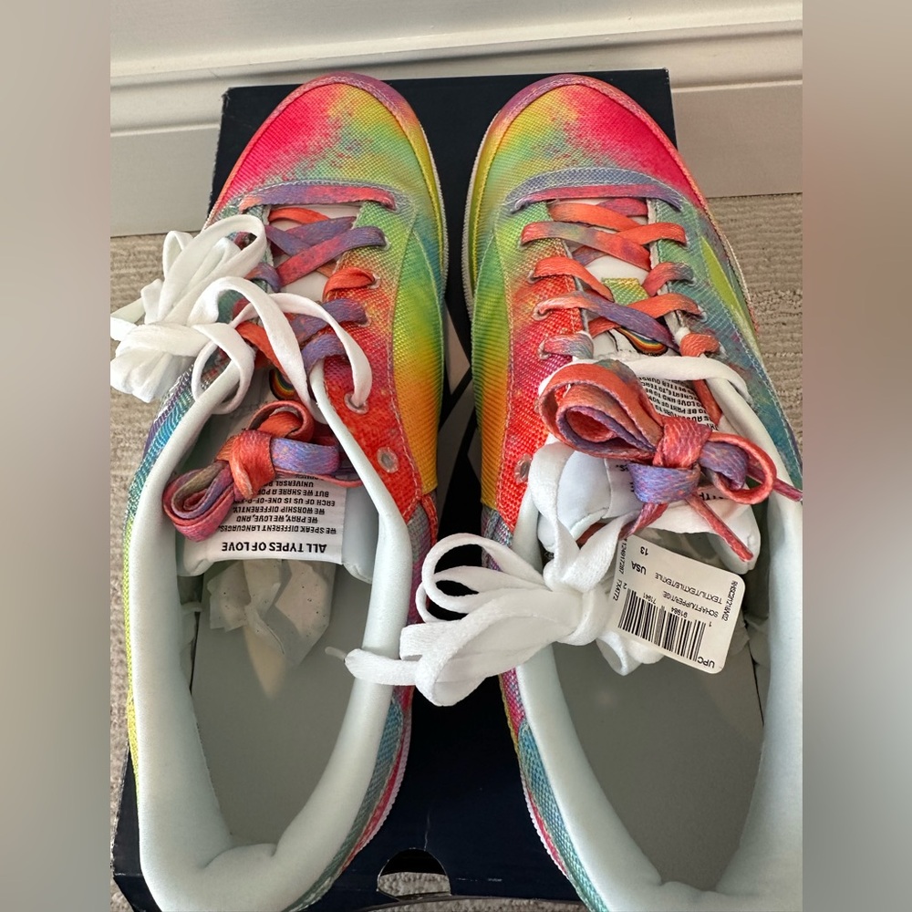 Reebok Club C 85 Pride 2020 All Types of Love
Size 13 NWT FX4772 Multi colored - Picture 10 of 10